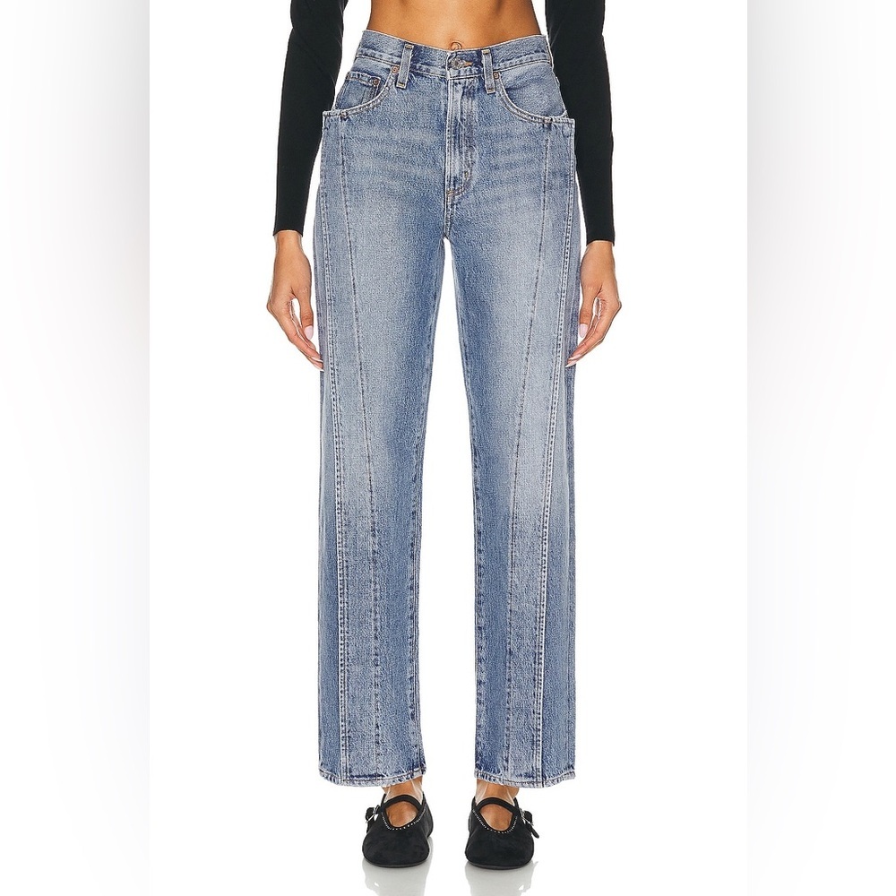 Agolde Fold Wide Leg Jeans in Navigate Size 25 Denim
